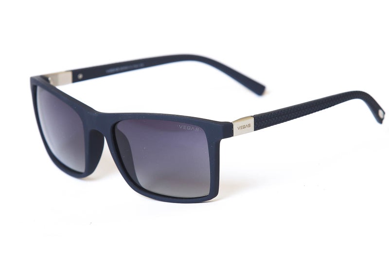 VEGAS Full Rim Rectangular Men Navy  Sunglasses V2058 C2 - Image 1